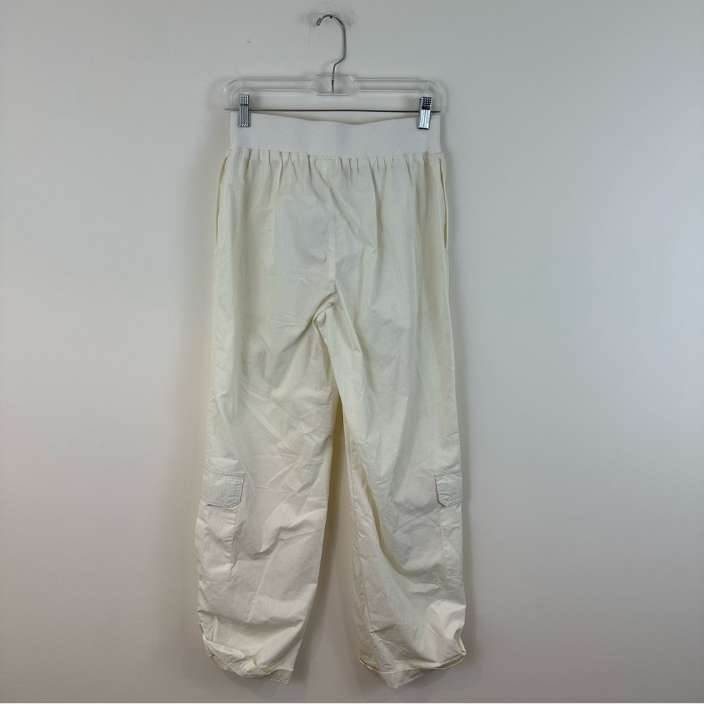 Self E High-Waisted Cream Cargo Pants Size Medium - Picture 5 of 6